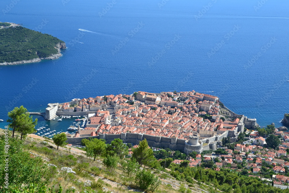 Dubrovnik – city view from Fort Imperial