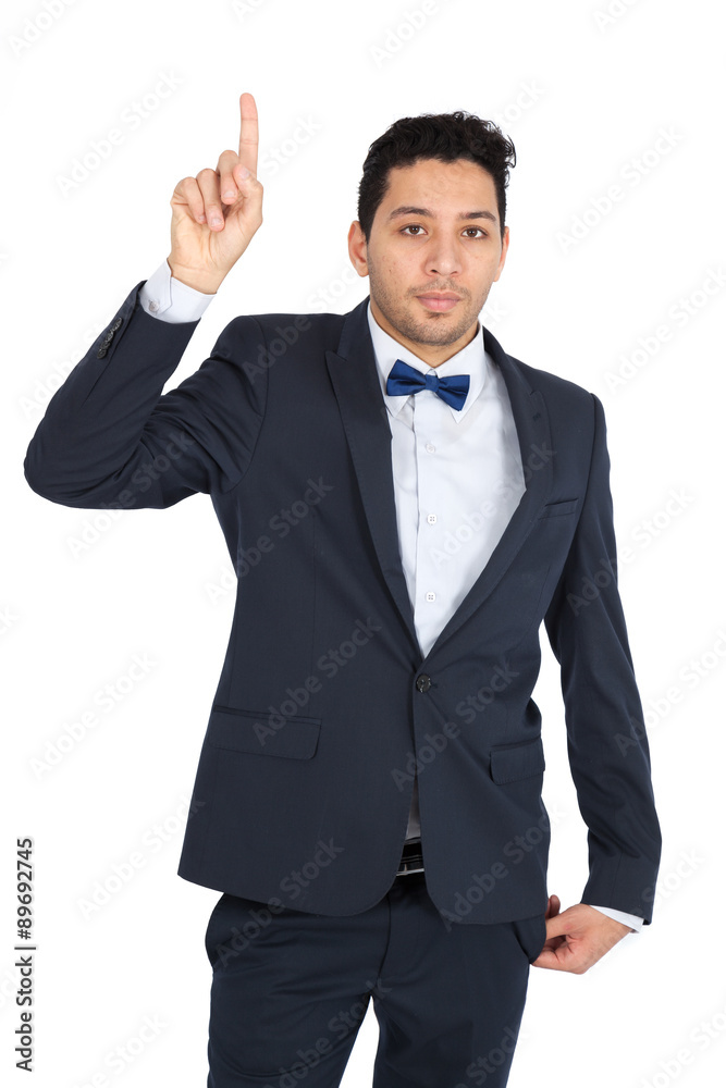 Handsome man doing different expressions in different sets of clothes: want to speak Handsome man doing different expressions in different sets of clothes: want to speak