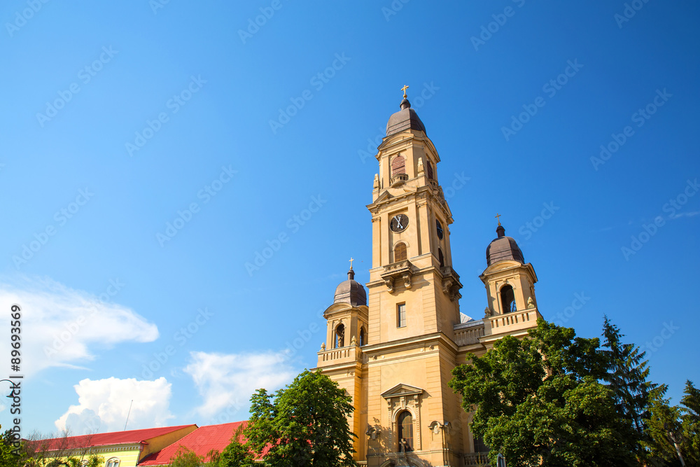 Fototapeta premium Roman Church in Oradea.