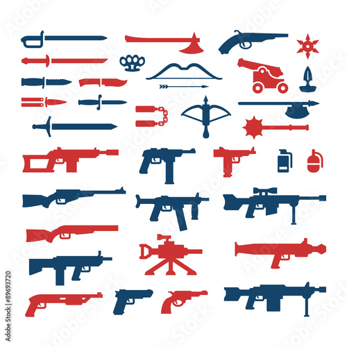 Set color icons of weapons
