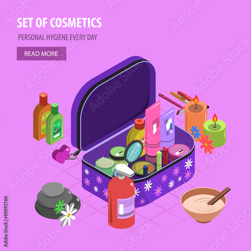Bodycare Bag Isometric