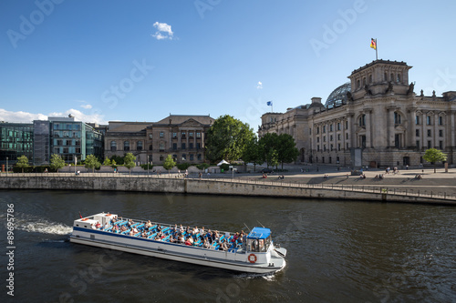 berlin spree and reichstag
