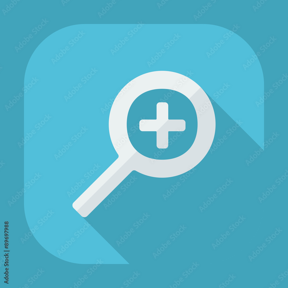 Obraz premium Flat modern design with shadow icon player