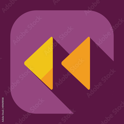 Free Download Flat modern design with shadow icon player - GFXLoad