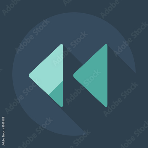 Free Download Flat modern design with shadow icon player - GFXLoad