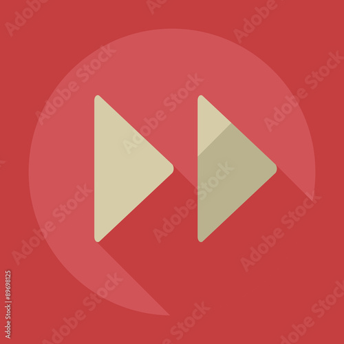 Free Download Flat modern design with shadow icon player - GFXLoad
