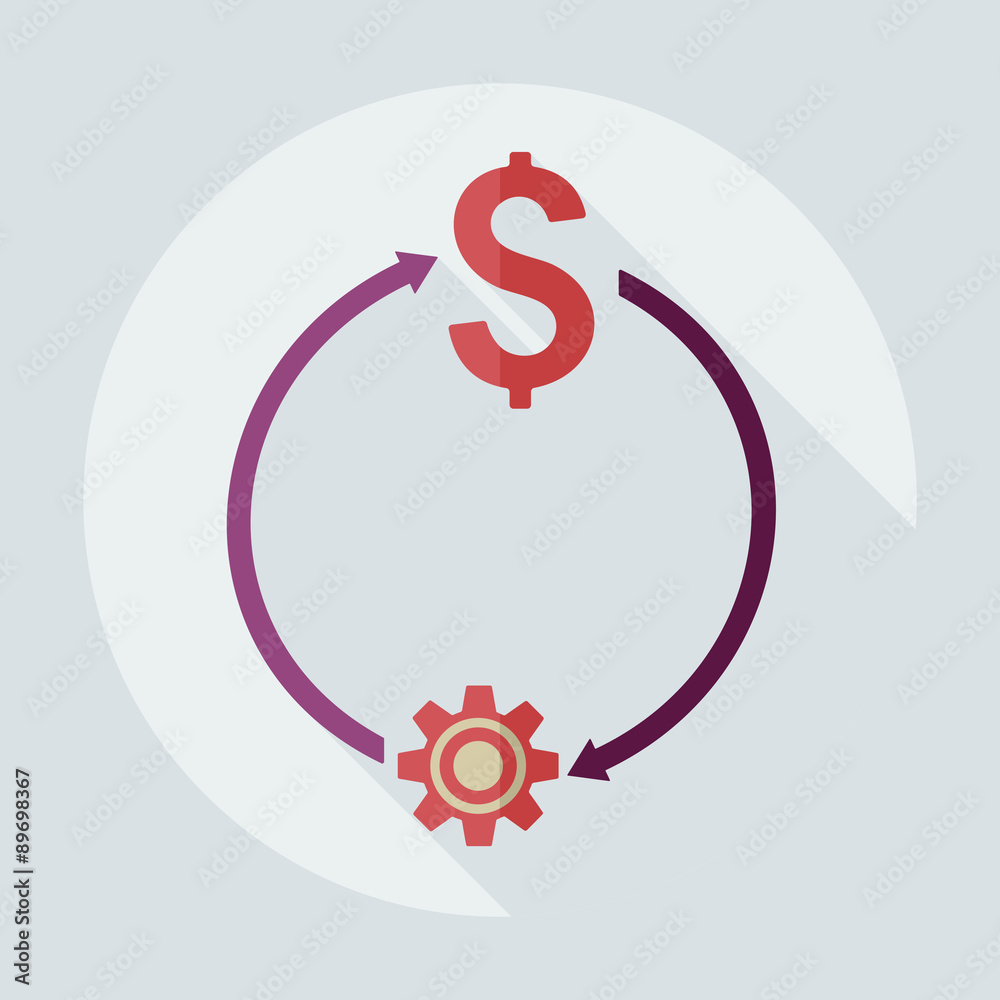 Flat modern design with shadow icons business icon Flat modern design with shadow icons business icon