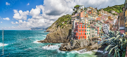 Riomaggiore, Cinque Terre, Liguria, Italy photo