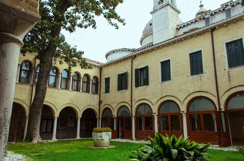 Cloister in Santa Maria della Visitazione church, venice