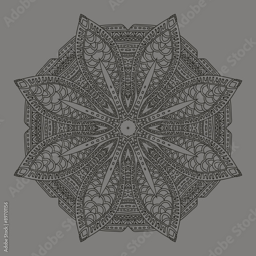 Decorative mandala lace