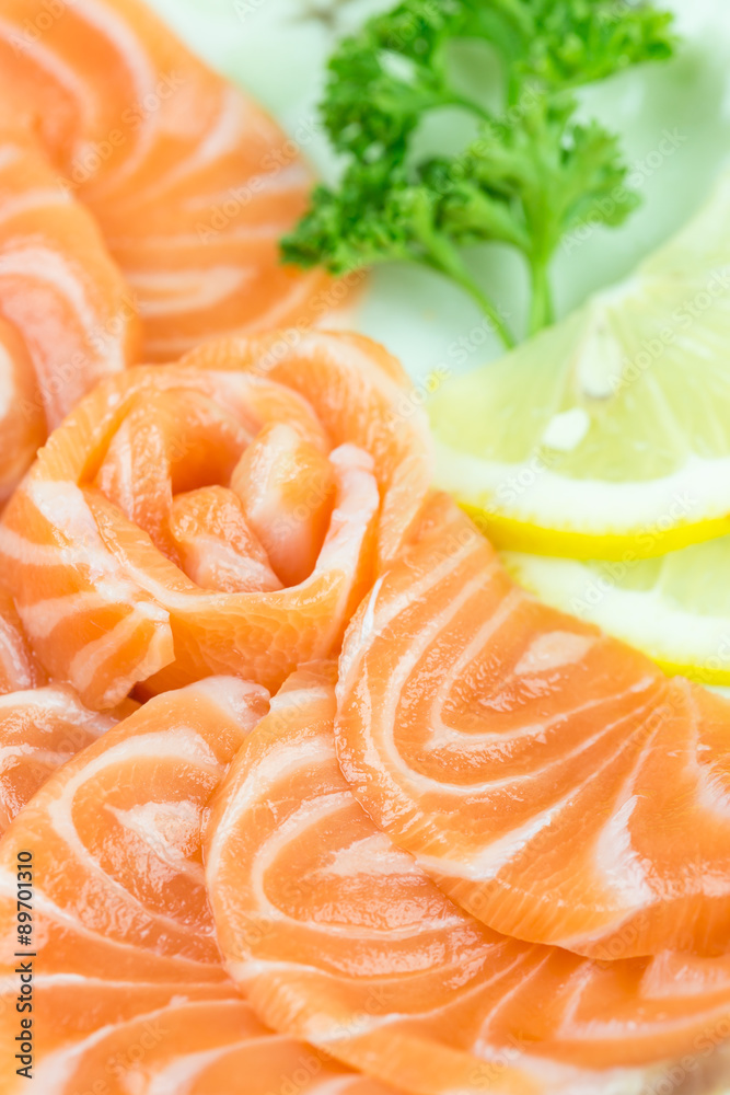 Fresh red salmon texture Fresh red salmon texture