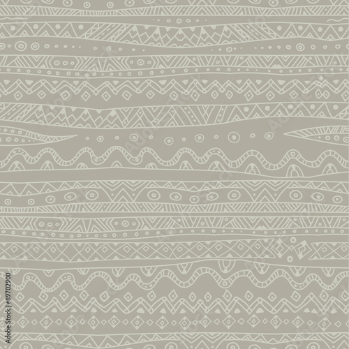 Gray mexican seamless pattern