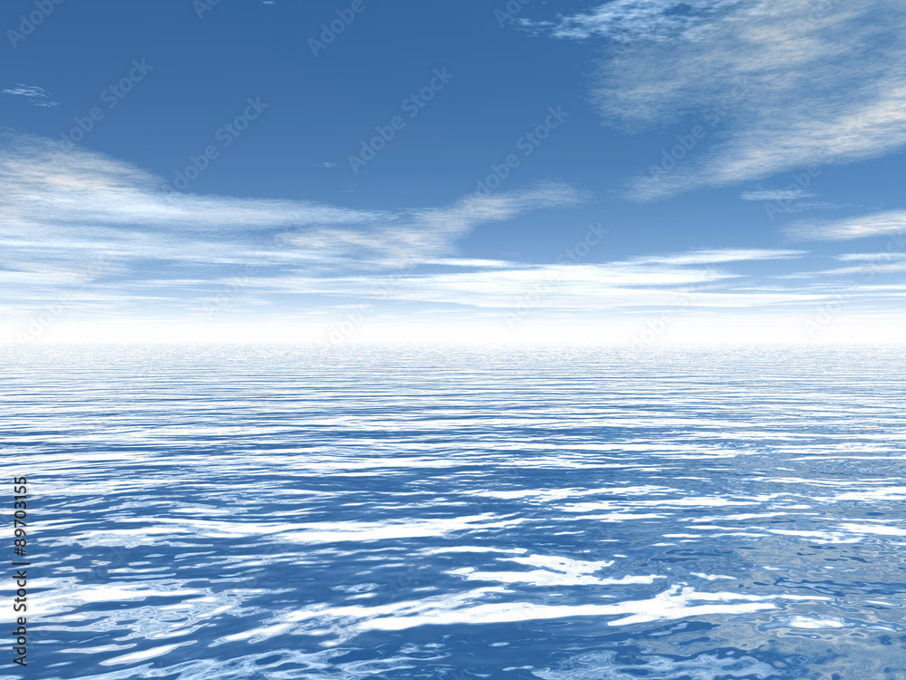 Obraz premium Sky over the Sea