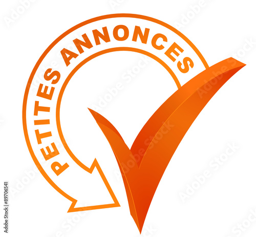 petites annonces sur symbole validé orange