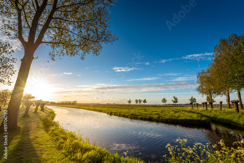 Fototapeta Naklejka Na Ścianę i Meble -  Sunset North Holland