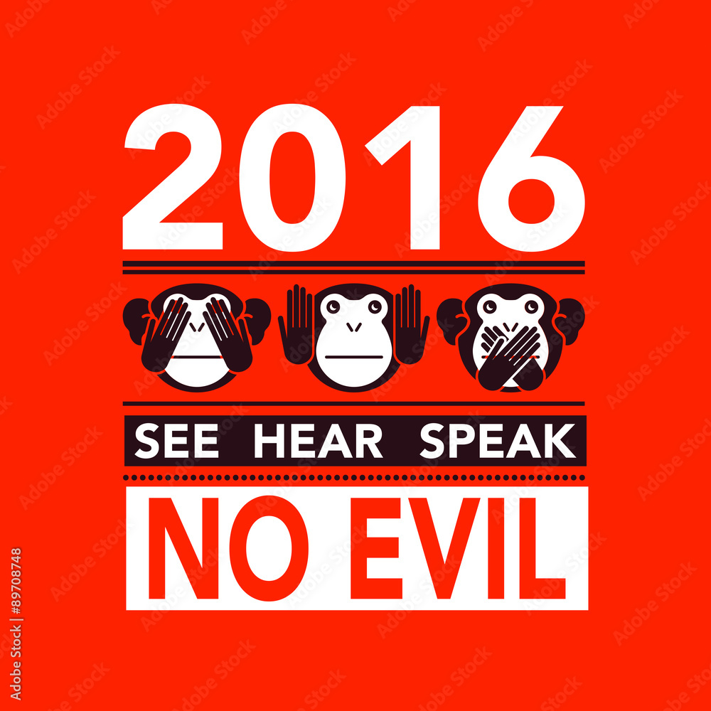 Naklejka premium Yappy new year. vector illustration