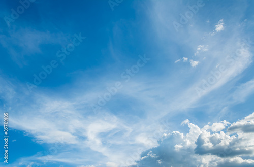 image of blue clear sky for background usage.