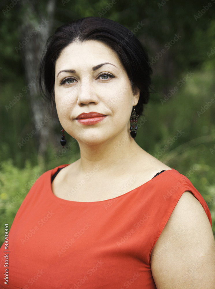 Portrait of a beautiful woman