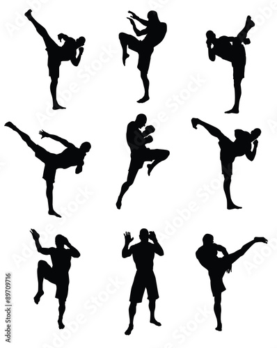 Fotomurale Muaythai Martial Arts
