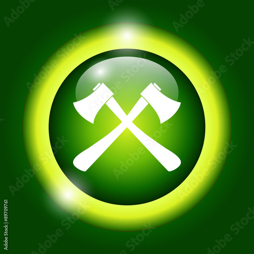 The ax icon. Axe symbol.