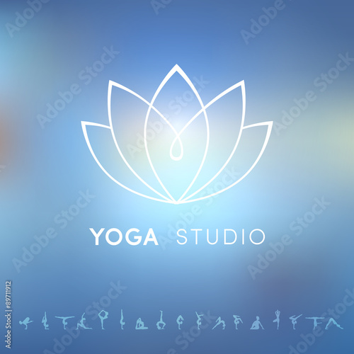 Logo for a yoga studio