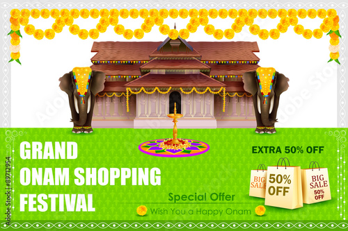 Happy Onam shopping Offer