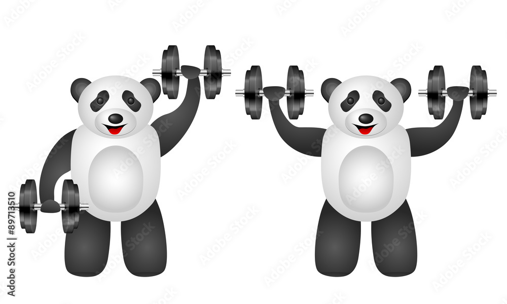 training panda set training panda set