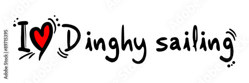 Dinghy sailing love