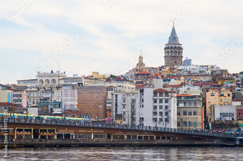 Cityscape of Galata Area, Istanbul, Turkey
