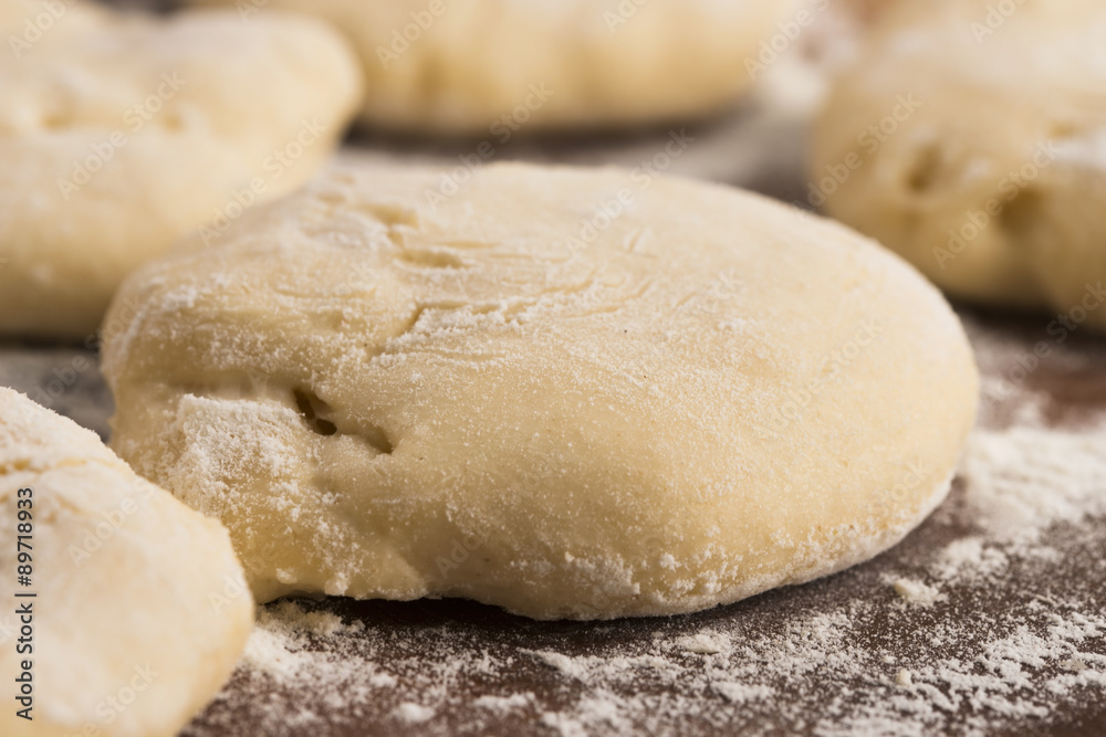 fresh dough ready for baking fresh dough ready for baking