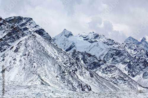 Mountain landscape in Sagarmatha National Park, Nepal © Zzvet