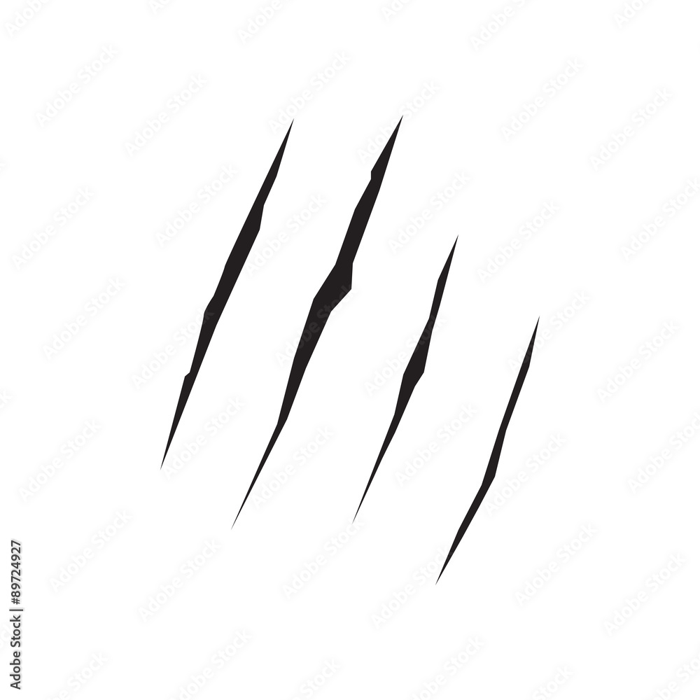 zombie scratch  vector