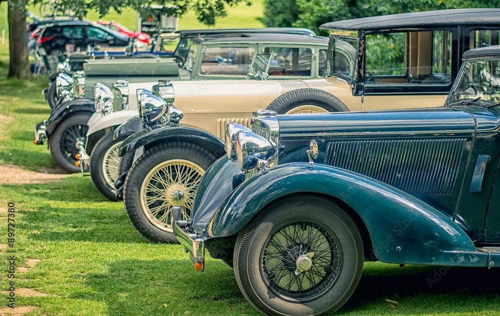 Classical vintage cars