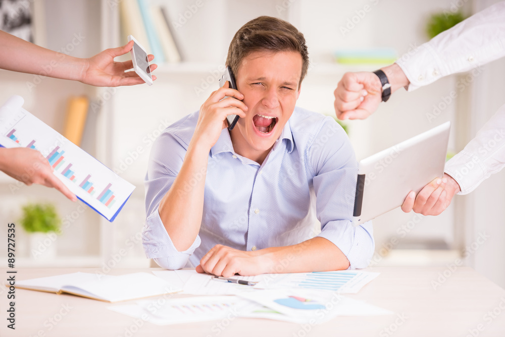 Frustrated man Frustrated man