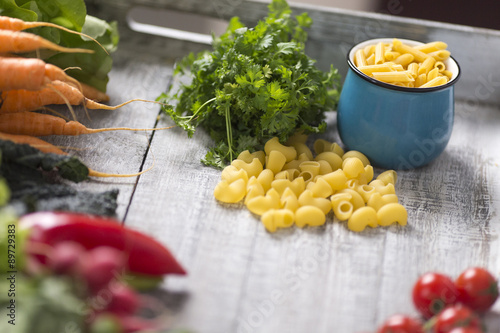 Fresh food on the table