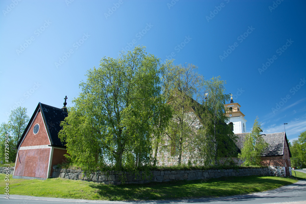 Fototapeta premium Gammelstad, Lulea, Schweden