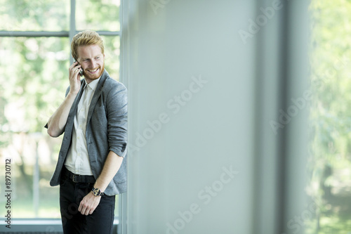 Young man with mobile phone