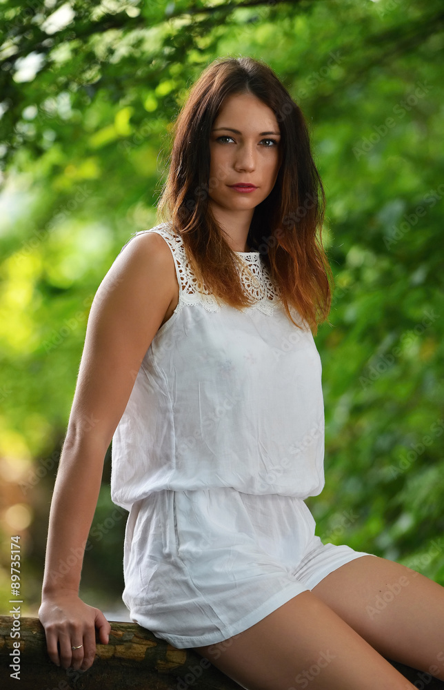 Glamour portrait of beautiful woman Glamour portrait of beautiful woman