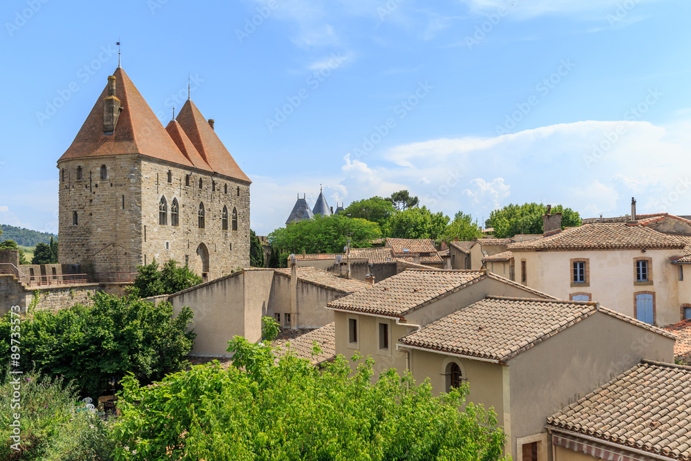Inside Carcassonne fortified city