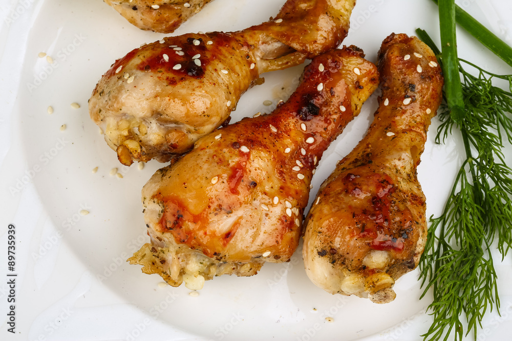 Grilled chicken legs Grilled chicken legs