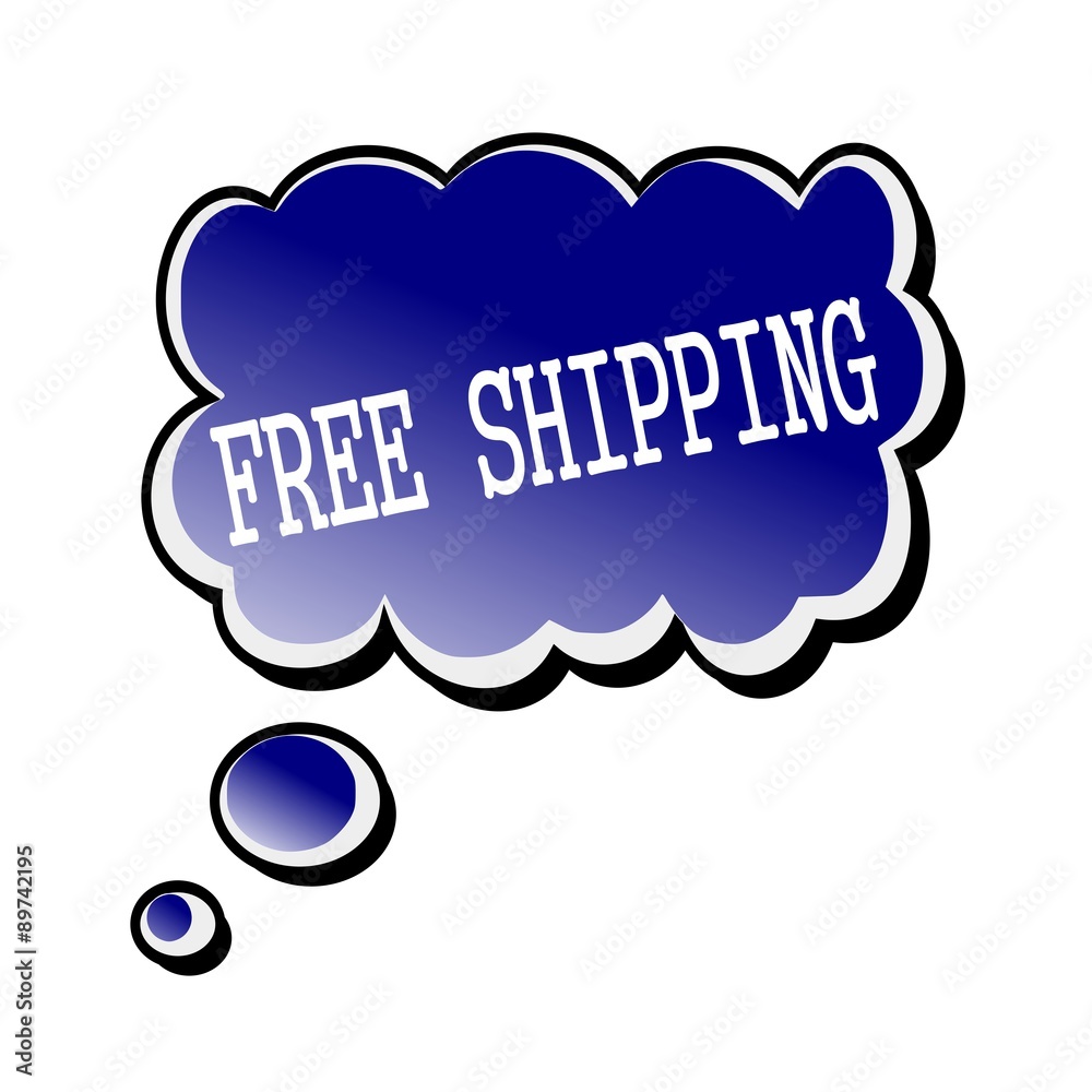 free shipping white stamp text on blueblack Speech Bubble free shipping white stamp text on blueblack Speech Bubble