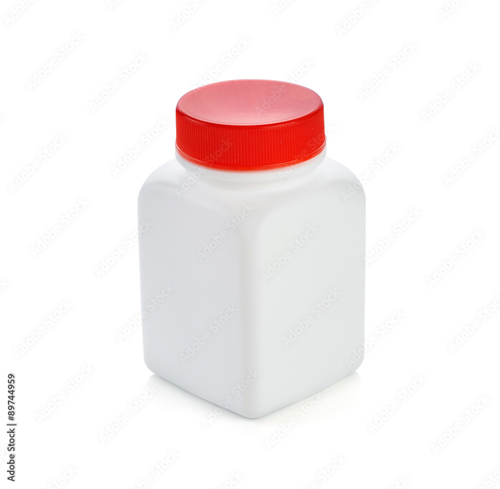 white bottles isolated on a white background white bottles isolated on a white background