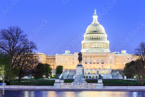 The United States Capitol building in Washington DC photo
