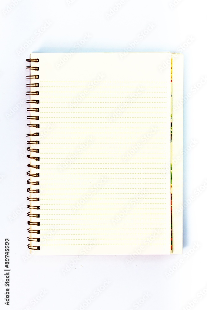Blank Note Book on Grunge Wood. Blank Note Book on Grunge Wood.