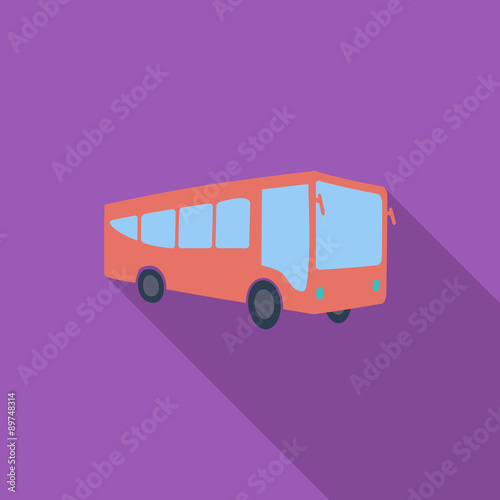 Bus flat icon