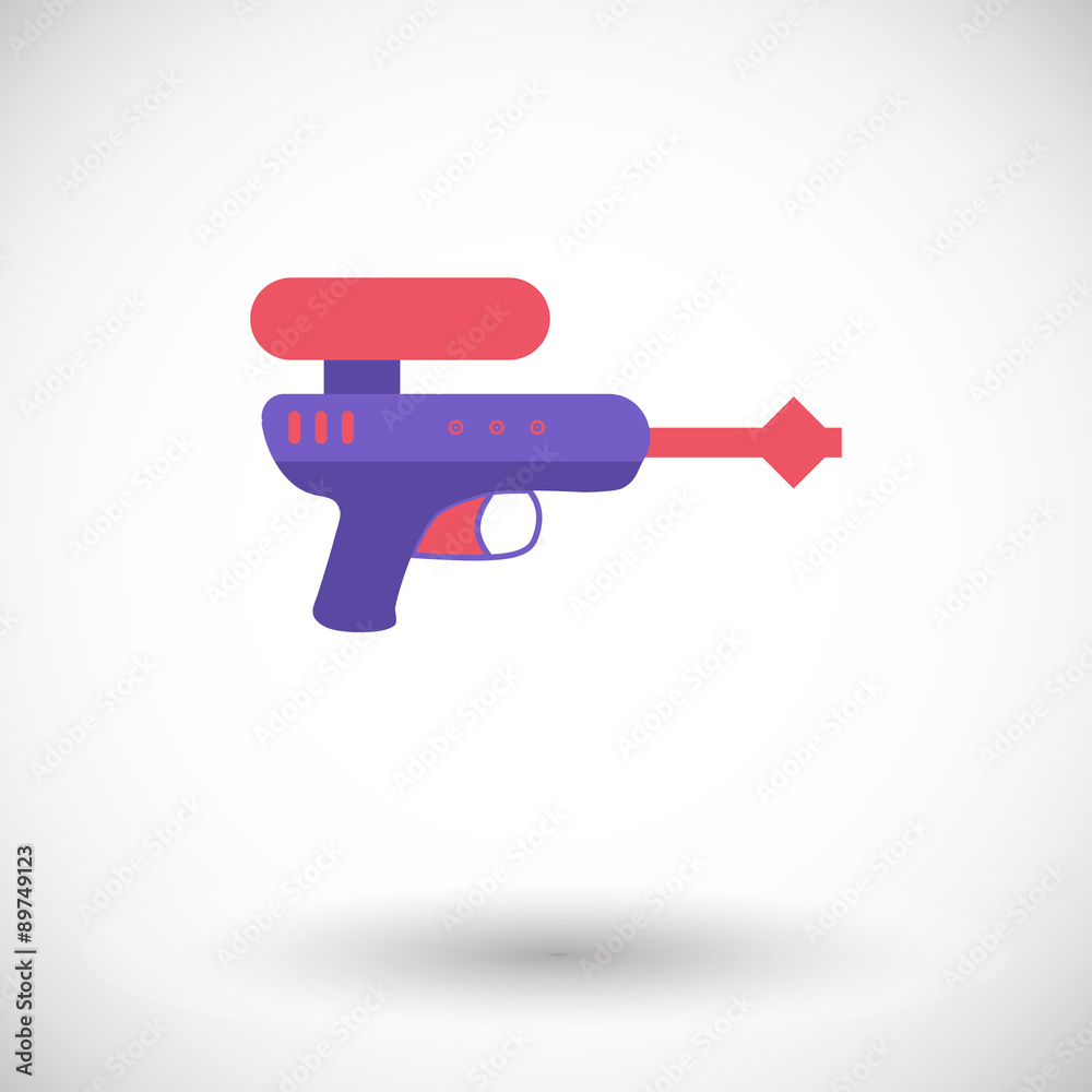 Gun toy icon.