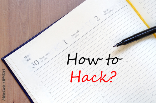 Wallpaper Mural How to hack text concept Torontodigital.ca