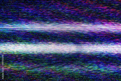 TV damage, television static noise photo