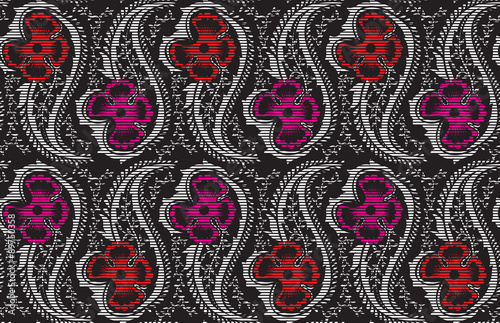 seamless floral wallpaper pattern photo