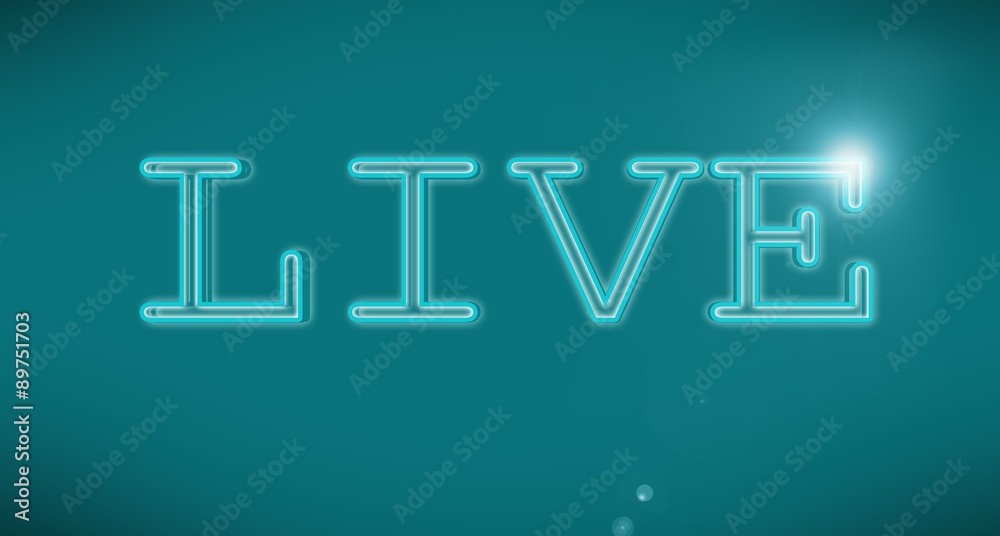 Life text made of vector design element. Life text made of vector design element.